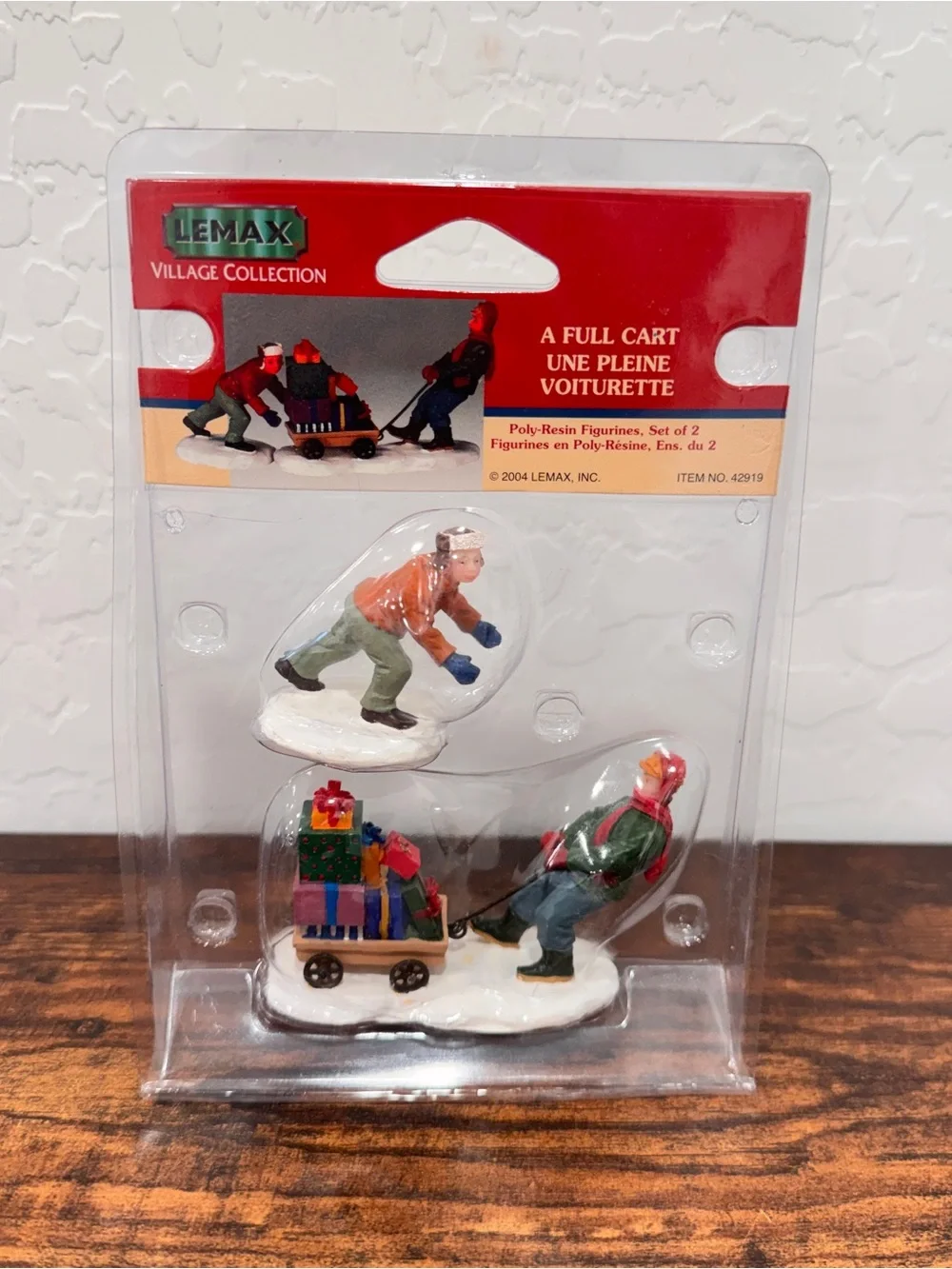 Lemax Christmas Village Collection Town A Full Cart Resin Figures New In Package